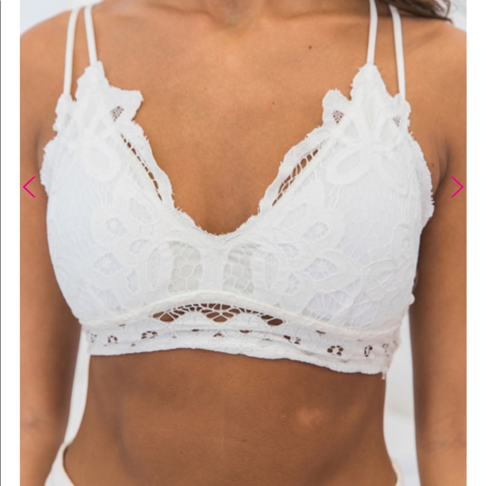 NWT white bralette